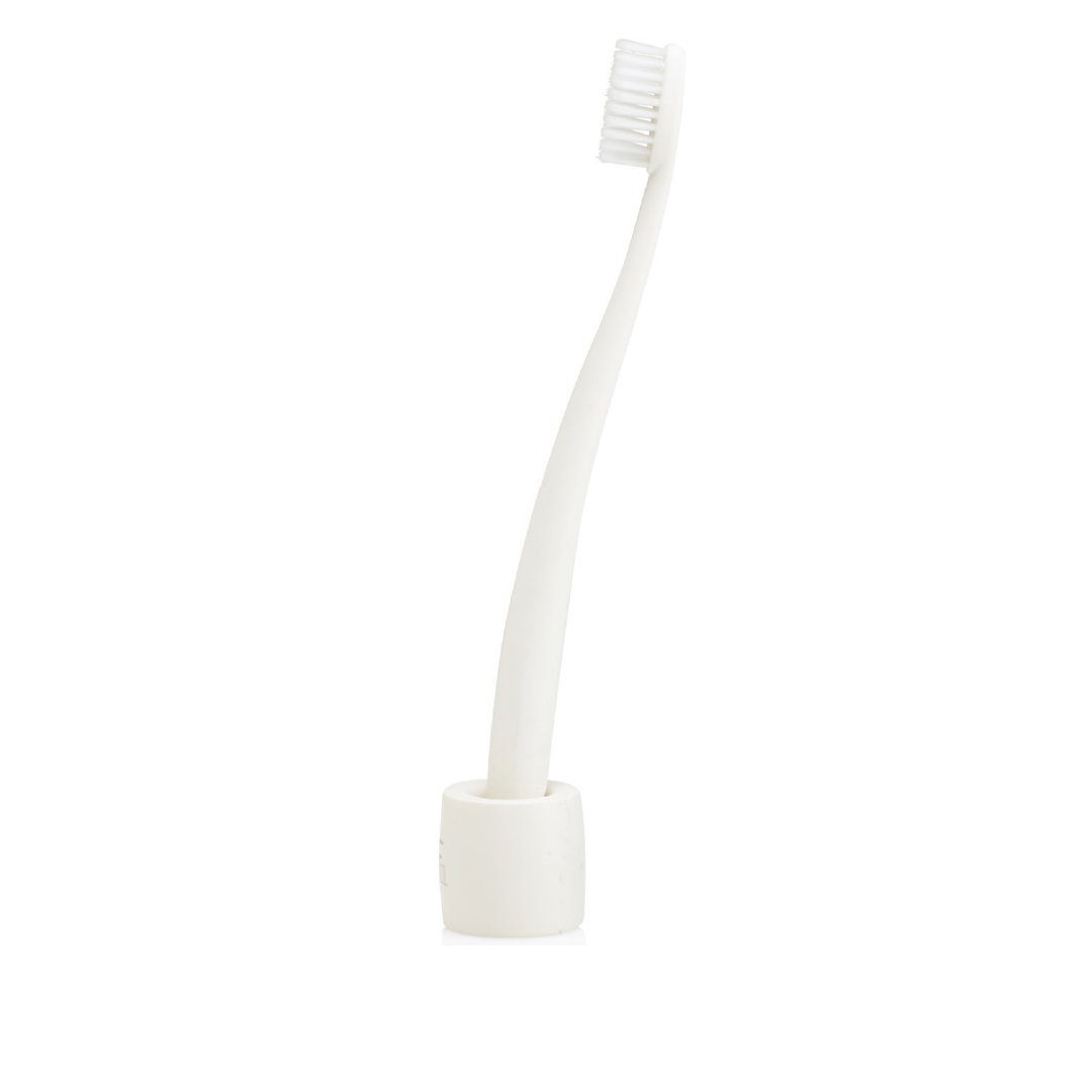 Escova de Dentes com Base Branca