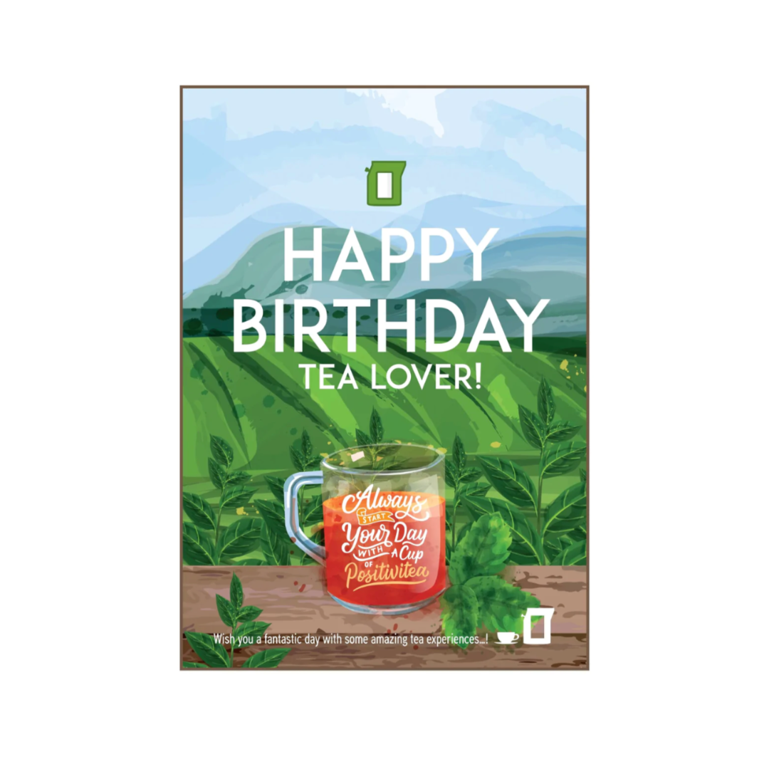 Postal "Happy Birthday Tea Lover"